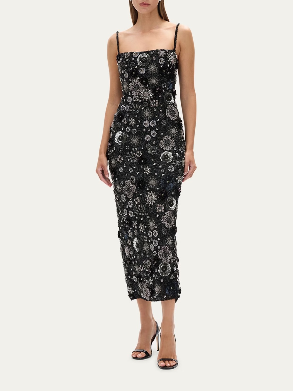 Rachel Gilbert New Francesca Gown Dress Black Size 10